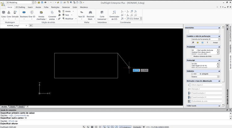 Draftsight 3D - Dica de como modelar um sólido no Draftsight