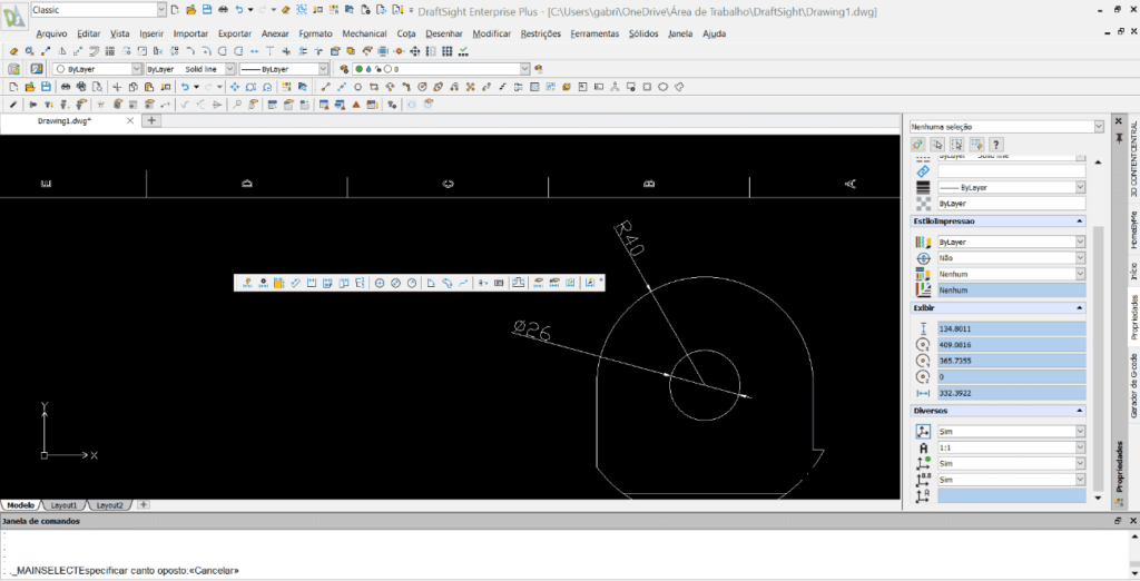 Draftsight editar arquivo DWG - 5